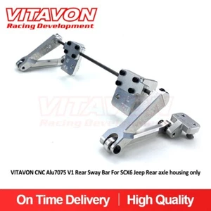 Vitavon CNC V1 Rear Sway Bar works with SCX6 JEEP Rear Axle Housing only - Picture 1 of 8
