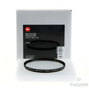 LEICA UVa II E82 82mm FILTER IN BLACK LEICA NUMBER : 13042 NICELY PRICED !!!! - Picture 1 of 7