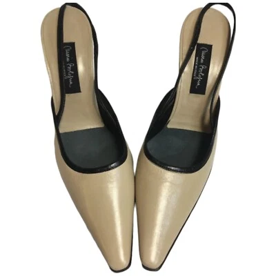 MARIO PROLOGUE WOMAN HIGH POINTED HEELS FORMAL MADE IN ITALY US SIZE 7 EU37 - Image 1 of 4