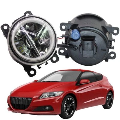 Luz antiniebla LED + anillos de ojo de ángel luces de circulación diurna DRL aptas para Honda CR-Z Foto 1 de 4