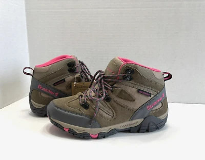 NEW Bearpaw Corsica Hiking Boots Women's Taupe Cow Suede Lace Up Waterproof Sz 8 - Image 1 of 4