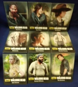 2016 Cryptozoic Walking Dead Season 4 Part 1 Caracter Trading Card Insert Set - Picture 1 of 2