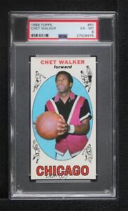 1969-70 Topps Chet Walker #91 PSA 6 Rookie RC HOF