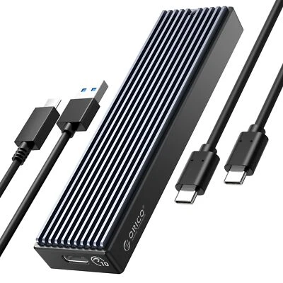 M.2 NVMe SSD Gehäuse USB-C Adapter 10Gbps USB3.2/ USB3.1 Gen2 für PCIe NVMe M... - Bild 1 von 4