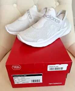 Scarpe da corsa New Balance Fresh Foam Roav RMX pull on donna taglia 9 bianco grigio nuove - Foto 1 di 10