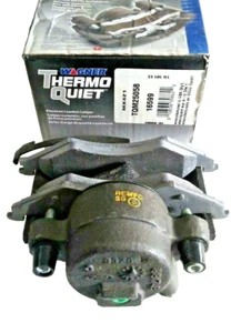 Disc Brake Caliper Loaded w/Semi-Metallic Brake pad Front Left WAGNER TQM25058   - Picture 1 of 7
