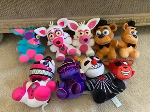 Five Nights At Freddie’s Plush Lot Of 9 FNAF Stuffed Animals Characters 8” - Picture 1 of 24