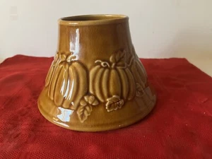 NWT YANKEE CANDLE CRACKLE CERAMIC PUMPKIN SHADE FITS 14.5 & 22OZ. JARS #1101658 - Picture 1 of 11