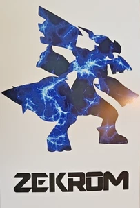 Zekrom - Pokemon Wall Art Print High Gloss 11 in x 17 in - Picture 1 of 1