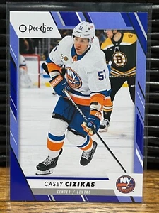 2023-24 O-Pee-Chee Hockey - 427 Casey Cizikas - Blue Border - Picture 1 of 2