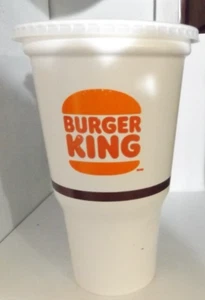 2023 Burger King plastic Coca-Cola cup 32 oz pre-owned 7 in X 4 1/2 X 2 1/2 - Picture 1 of 13