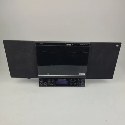 Acoustic Solutions NE-8171 DAB FM AUX Micro HiFi System Black, USB, MP3, CD, SD - Image 1 of 4