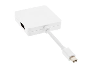 InLine Adattatore Mini DisplayPort m. a HDMI/DVI/DisplayPort f. DP 17195I - Foto 1 di 4