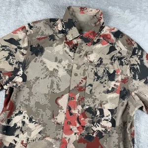 Under Armour Shirt Mens Large Dockside Camo Outdoor Hiking Performance Fishing - Picture 1 of 15