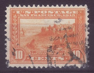 USA 1913 Panama-Pacific 10 Cent Mi.-Nr. 206 Aa gestempelt e153 - Picture 1 of 1