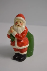 Fioriera Babbo Natale Giappone Occupato Vintage Porta Canne Caramelle Ceramica Vacanze - Foto 1 di 13