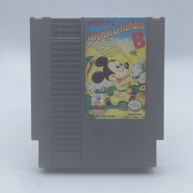 Mickey's Safari in Letterland - Authentic Nintendo NES Game 1985 TESTED