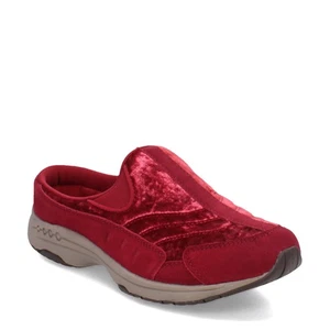 Zueco para mujer Easy Spirit, Traveltime E-TIME567-DRE0 rojo oscuro/mezcla de terciopelo - Imagen 1 de 7