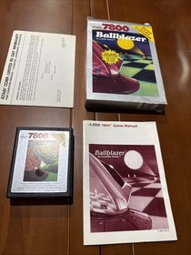 Ballblazer CIB &ndash; Atari 7800 Complete in Box &ndash; Lucasfilm Games &ndash; Tested Red Label