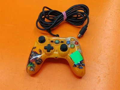 ⭐️⭐️⭐️⭐️⭐️ Power A Skylanders Mini Pro 000482 Orange Xbox 360 Wired Controller - Image 1 of 4