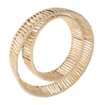  Lámpara de techo pantalla de repuesto bombilla protector jaula tejida a mano pantalla Foto 1 de 4