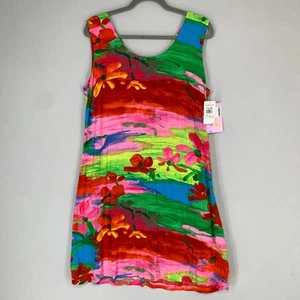 Jams World Dreams Trägerkleid Mehrfarbig Kunstdruck Ärmellos Damen Large Neu - Bild 1 von 9