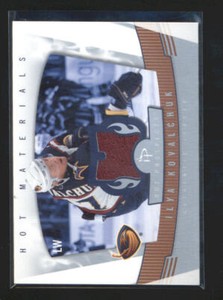 ILYA KOVALCHUK 2006/07 HOT PROSPECTS MATERIALS GAME USED WORN JERSEY AD2744
