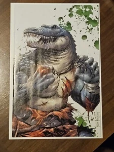 TMNT #1 BATTLE DAMAGE LEATHERHEAD VIRGIN VARIANTE SDCC 2024 ~ IDW COMICS ~ combinazione - Foto 1 di 2