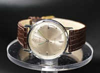 VINTAGE TIMEX ELETRIC FRANCE CHROME PLATED STAINLESS STEEL MEN'S WATCH