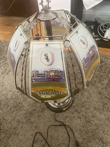 3 Way Touch Lamp, Glass Easy To Assemble Chicago Soxs Cover