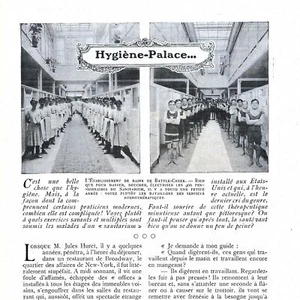 Hygiene-Palast - Sportkur - Presseartikel 1909 - Bild 1 von 4