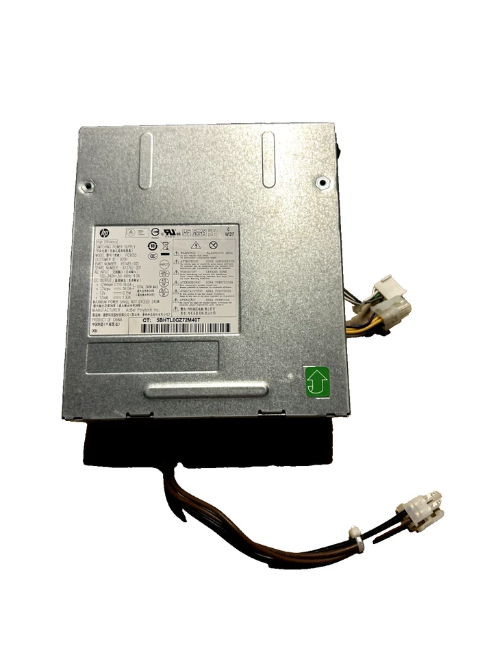HP 611481-001 503376-001 | 240 W Netzteil PSU | Elite / Pro SFF 6300 8300 8200 - Bild 1 von 2