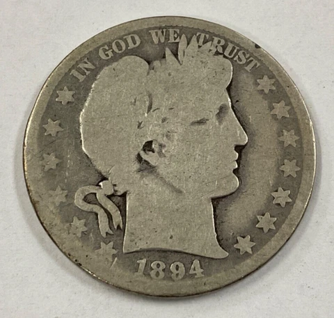 1894 Barber Half Dollar - AG Cover