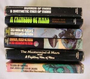 6 Vol JOHN CARTER OF MARS BOOK SET Edgar Rice Burroughs Frank Frazetta HARDCOVER - Picture 1 of 19