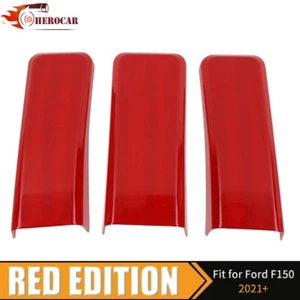 Cubierta de ventilación de aire para capó de motor rojo decoración para Ford F150 2021+ accesorios - Imagen 1 de 8