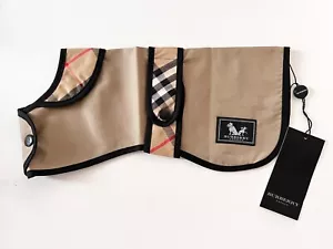 Burberry Nova Check Beige Dog Jacket Dog Coat Dog Wear Size 12" 30cm Unused K8 - Picture 1 of 7