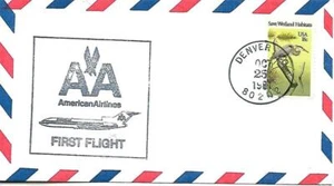 FFUS Denver - Dallas Oct 25 1981 American Airlines AAMC# AA-D84SE - Picture 1 of 1