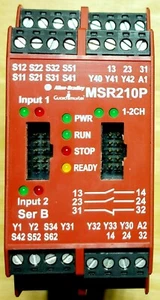 ALLEN BRADLEY Guard Master MSR210P Steuergerät Serie B Überwachung Sicherheitsrelais - Bild 1 von 5