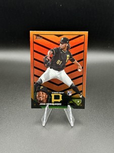 2023 Topps Update Jose Hernandez US185 Rookie Orange & Black Halloween Pirates