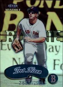 1999 Fleer Mystique Baseball Card #112 Trot Nixon PROS /2999