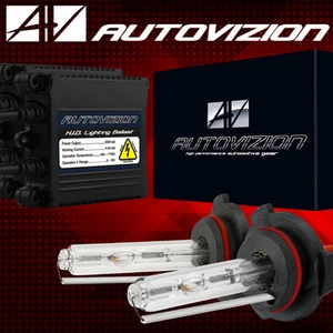 55W 9005/HB3 Low Beam HID Headlight Conversion Kit Slim Ballasts Xenon Bulbs 10k - Picture 1 of 12
