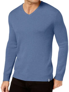 Suéter para hombre Calvin Klein Bluebell brezo cuello en V $80 - Imagen 1 de 3