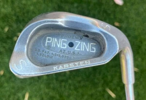 Ping Zing Black Dot Sand Wedge Karsten KT-M Steel Shaft Stiff Flex RH - Picture 1 of 8