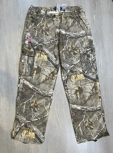 Realtree Camo Xtra Women's Hunting Pants Cargo Draw String Leg Elastic Waist 2XL - Picture 1 of 6