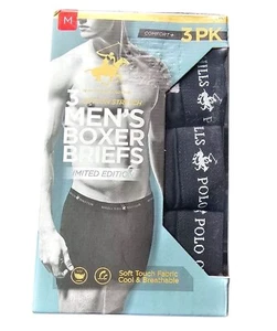 Calzoncillos boxer Beverly Hills Polo Club 3 Comfort+ algodón elástico negros talla MED - Imagen 1 de 3