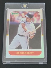 2021 Panini Donruss Baseball Season Stat Line #221 George Brett # /333