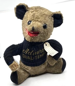 1950 ADMIRAL APPLIANCE Co Promoción Publicitaria Juguete Ultra RARO Oso de Peluche Resistente - Imagen 1 de 24