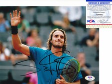 Stefanos Tsitsipas Tennis Greece Signed Autograph 8x10 Photo PSA/DNA COA #3