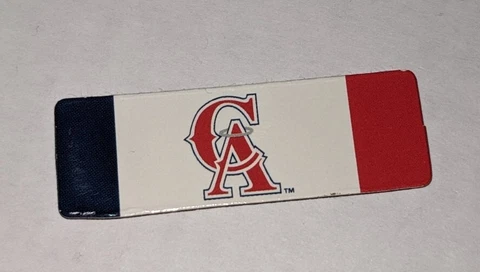 MLB California Angels standing board fridge magnet Vintage RARE HTF EUC Old Logo Cover