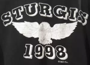 1998 Sturgis, SD Black Hills Rally Bike Week XL X-Large Shirt - South Dakota - Bild 1 von 3